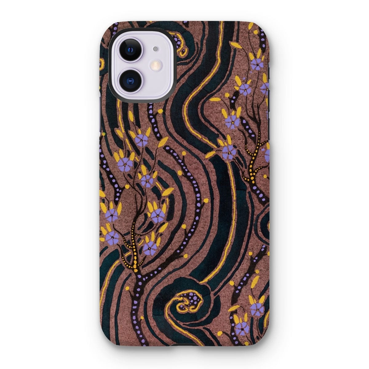 Casezest Mobile Phone Case for iPhone 11 / Gloss Séguy Deco Flower Design