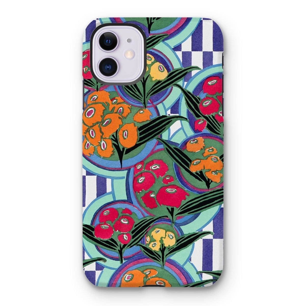 Casezest Mobile Phone Case for iPhone 11 / Gloss Séguy Floral Plate Design