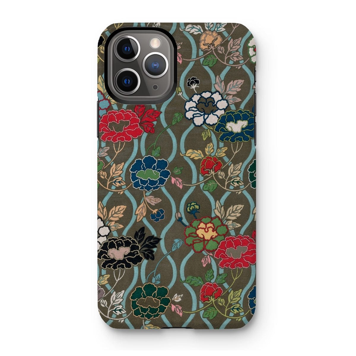 Casezest Mobile Phone Case for iPhone 11 Pro / Gloss Audsley Japanese Flower Wall Design