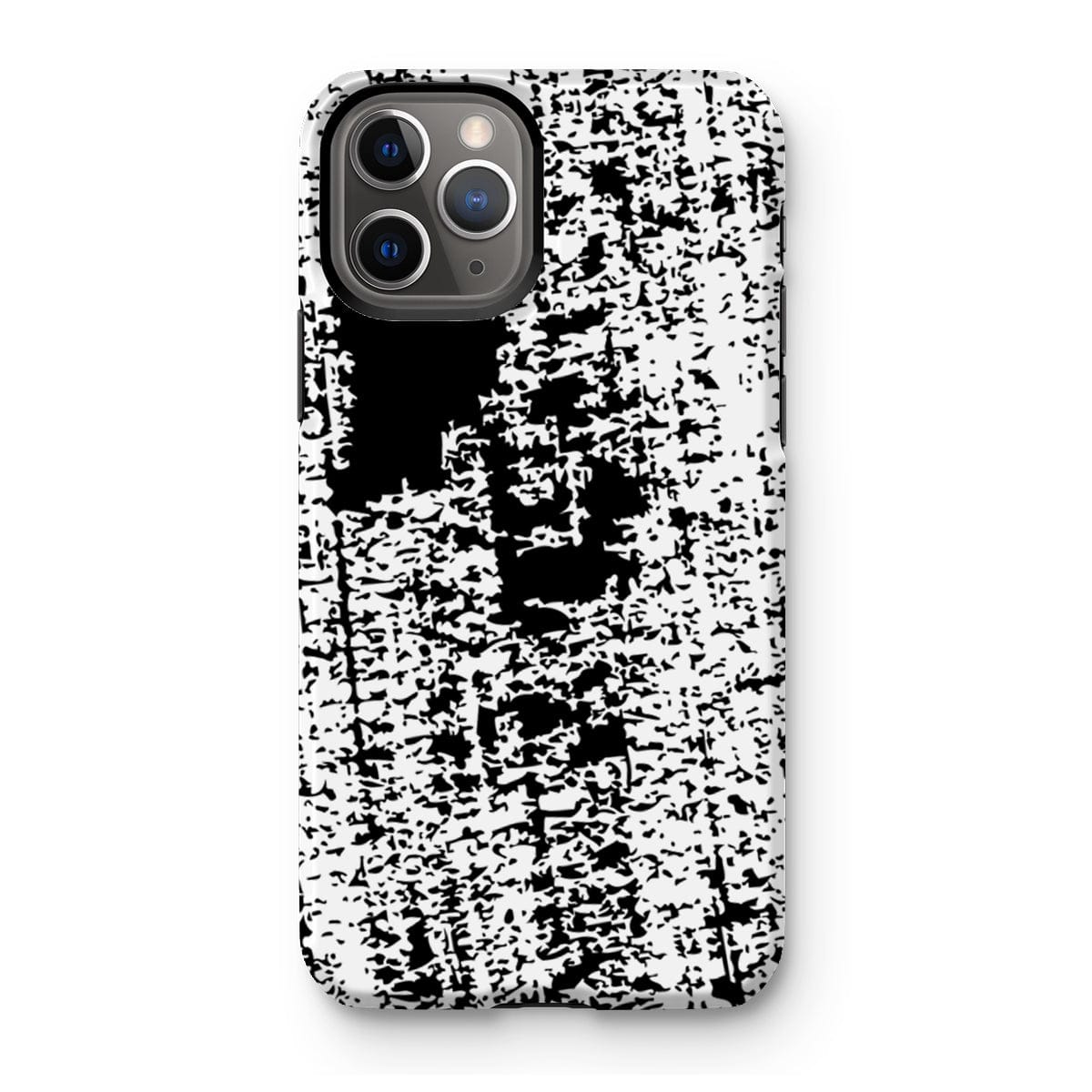 Casezest Mobile Phone Case for iPhone 11 Pro / Gloss Black Brushstroke Design