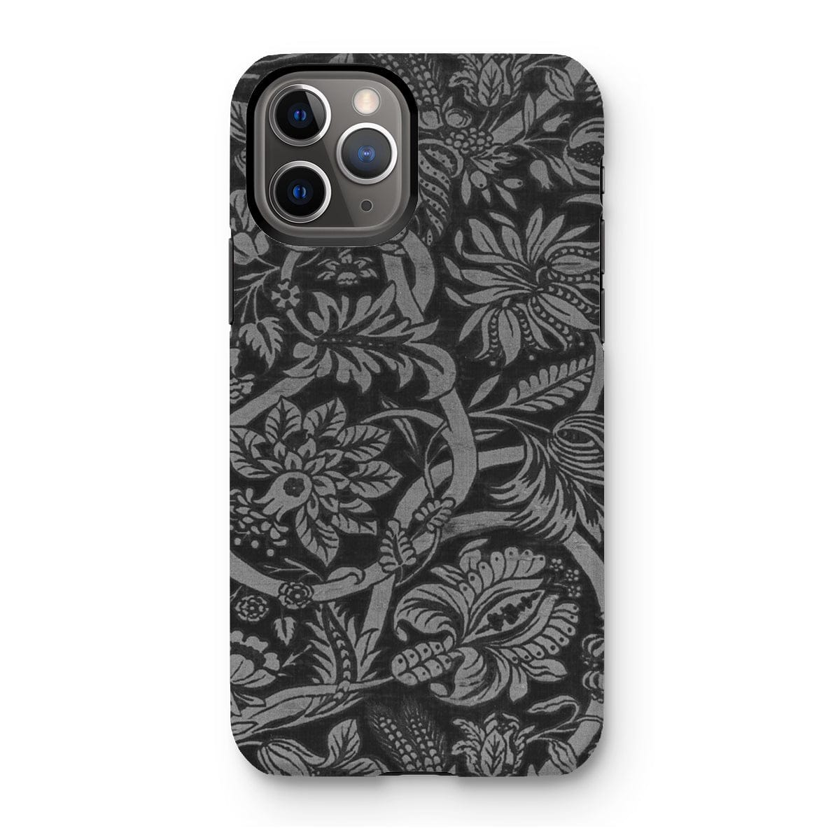 Casezest Mobile Phone Case for iPhone 11 Pro / Gloss Black Floral Design