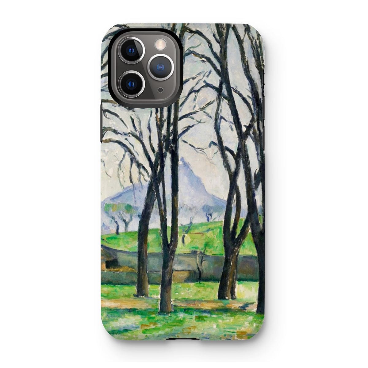 Casezest Mobile Phone Case for iPhone 11 Pro / Gloss Cézanne Chestnut Trees Design