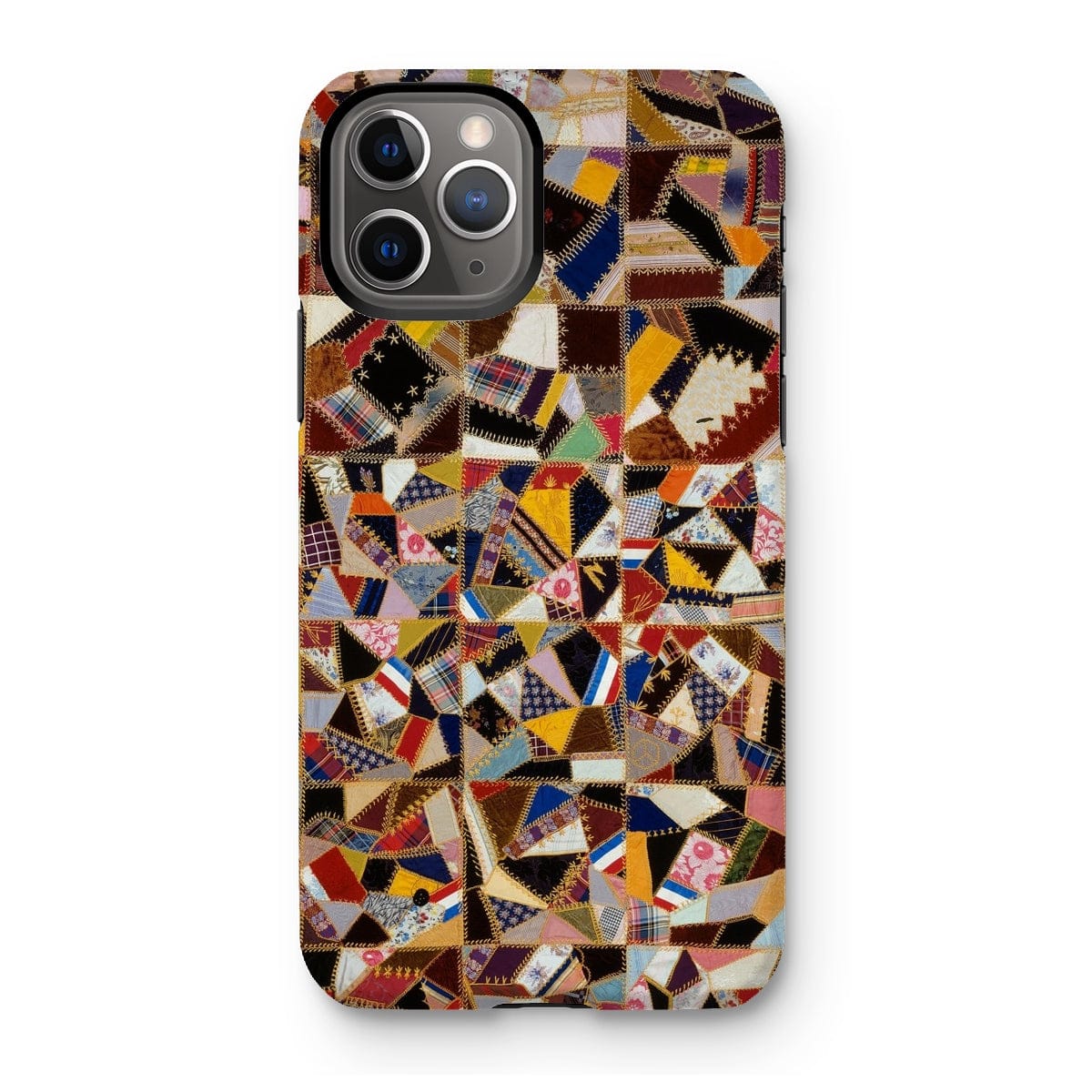 Casezest Mobile Phone Case for iPhone 11 Pro / Gloss Crazy Pattern Quilt Design