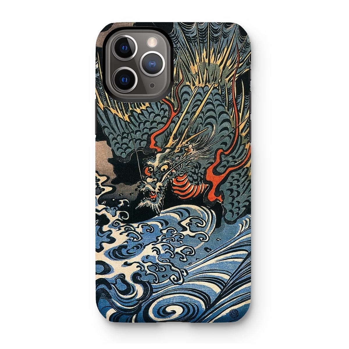 Casezest Mobile Phone Case for iPhone 11 Pro / Gloss Dragon Over Waves Design