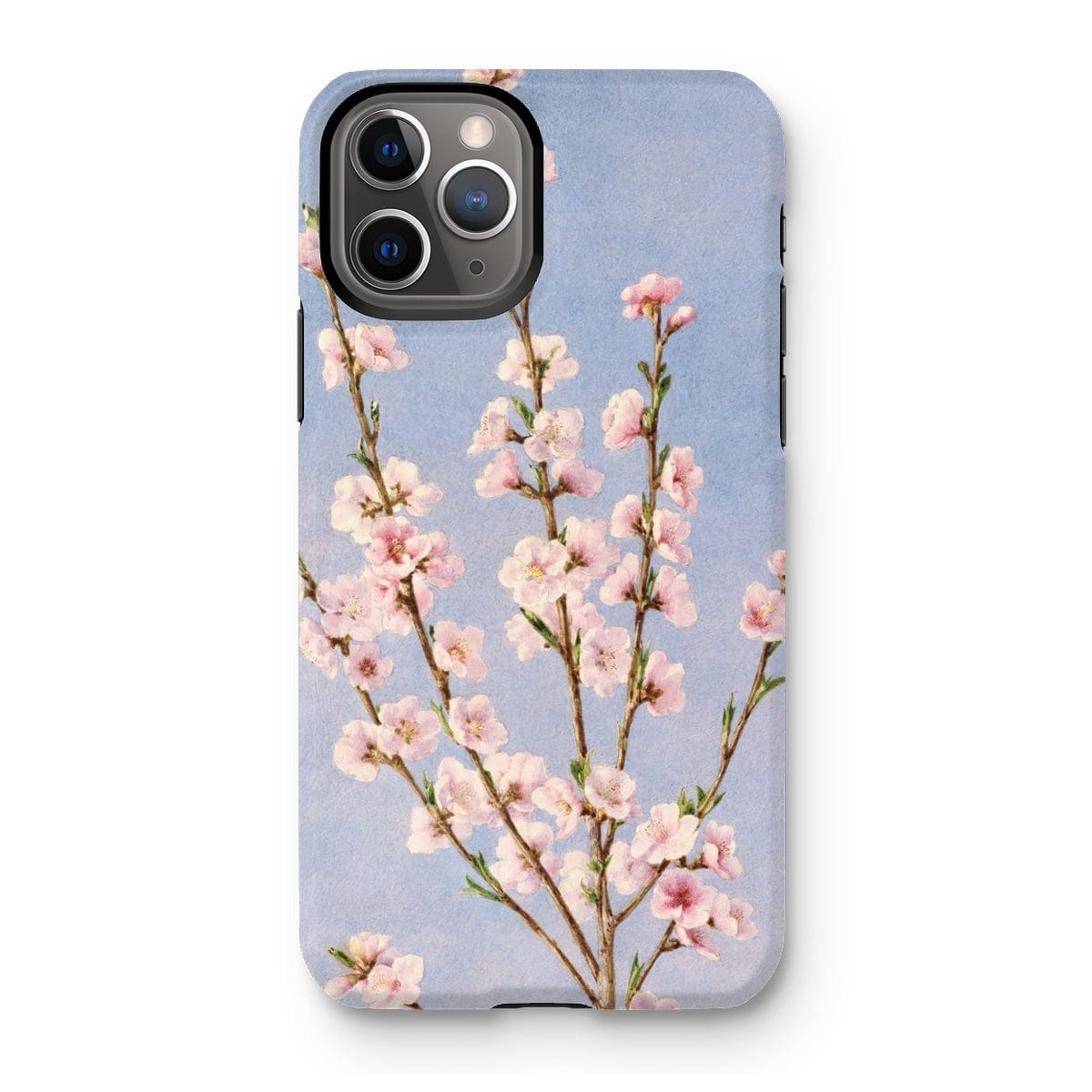 Casezest Mobile Phone Case for iPhone 11 Pro / Gloss Hill Peach Blossoms Design