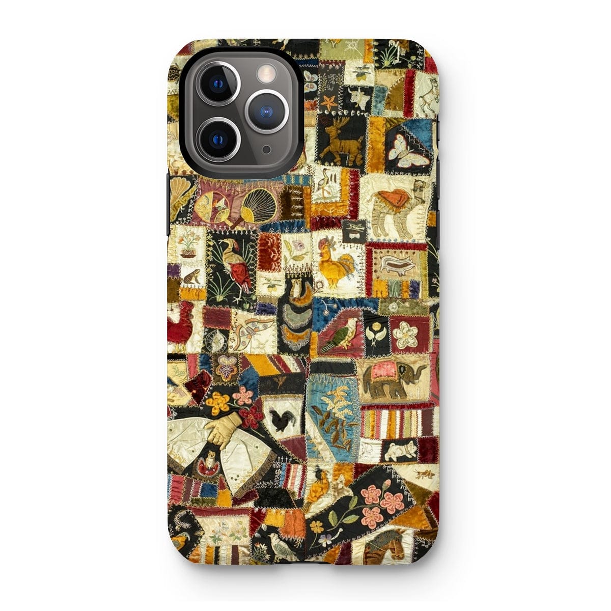 Casezest Mobile Phone Case for iPhone 11 Pro / Gloss Marvin Animal Quilt Design