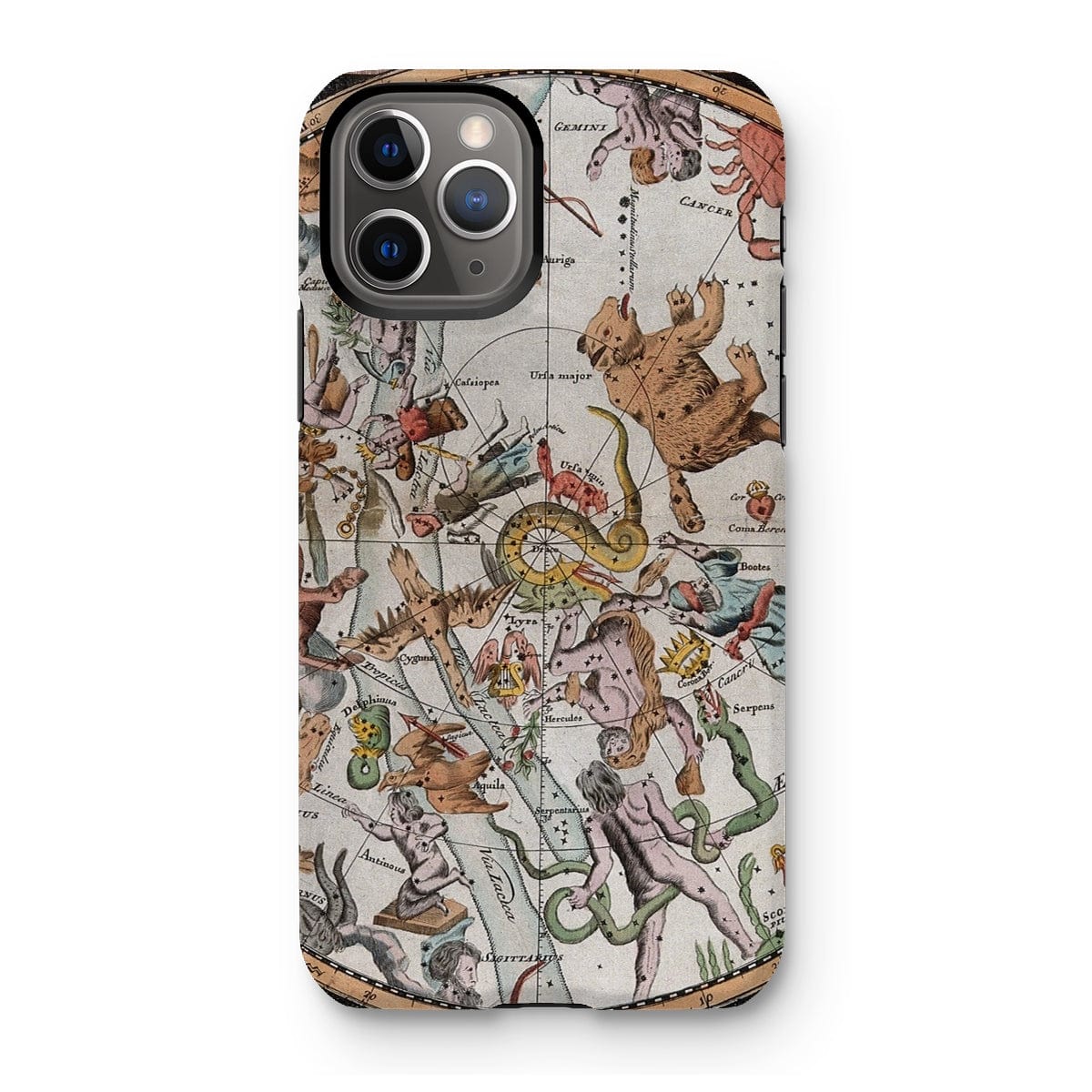 Casezest Mobile Phone Case for iPhone 11 Pro / Gloss Old Constellation Map Design