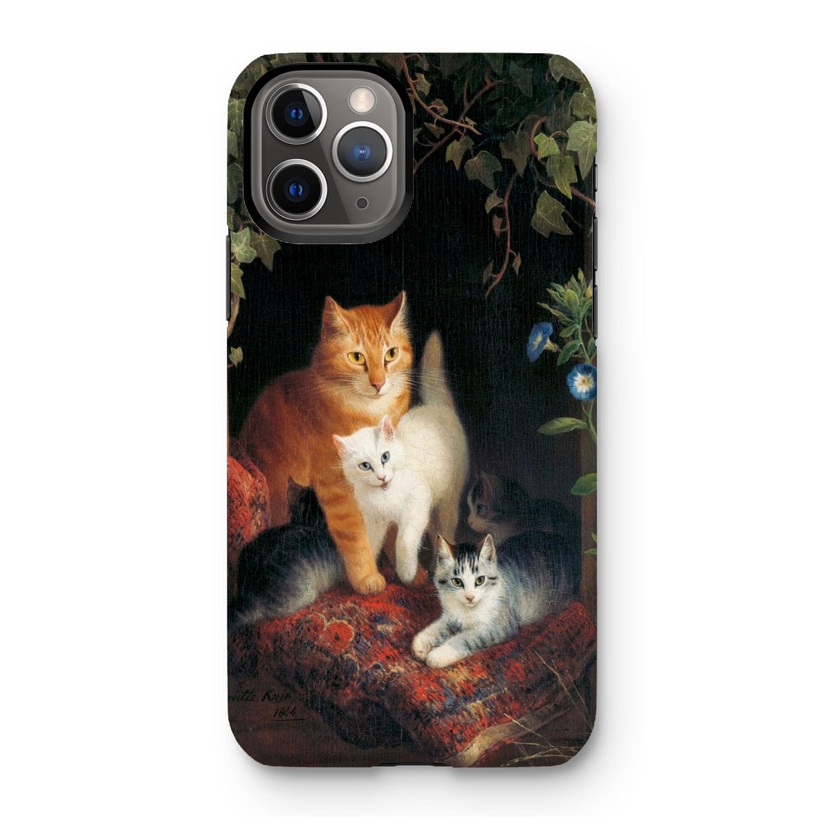 Casezest Mobile Phone Case for iPhone 11 Pro / Gloss Ronner Cat with Kittens Design