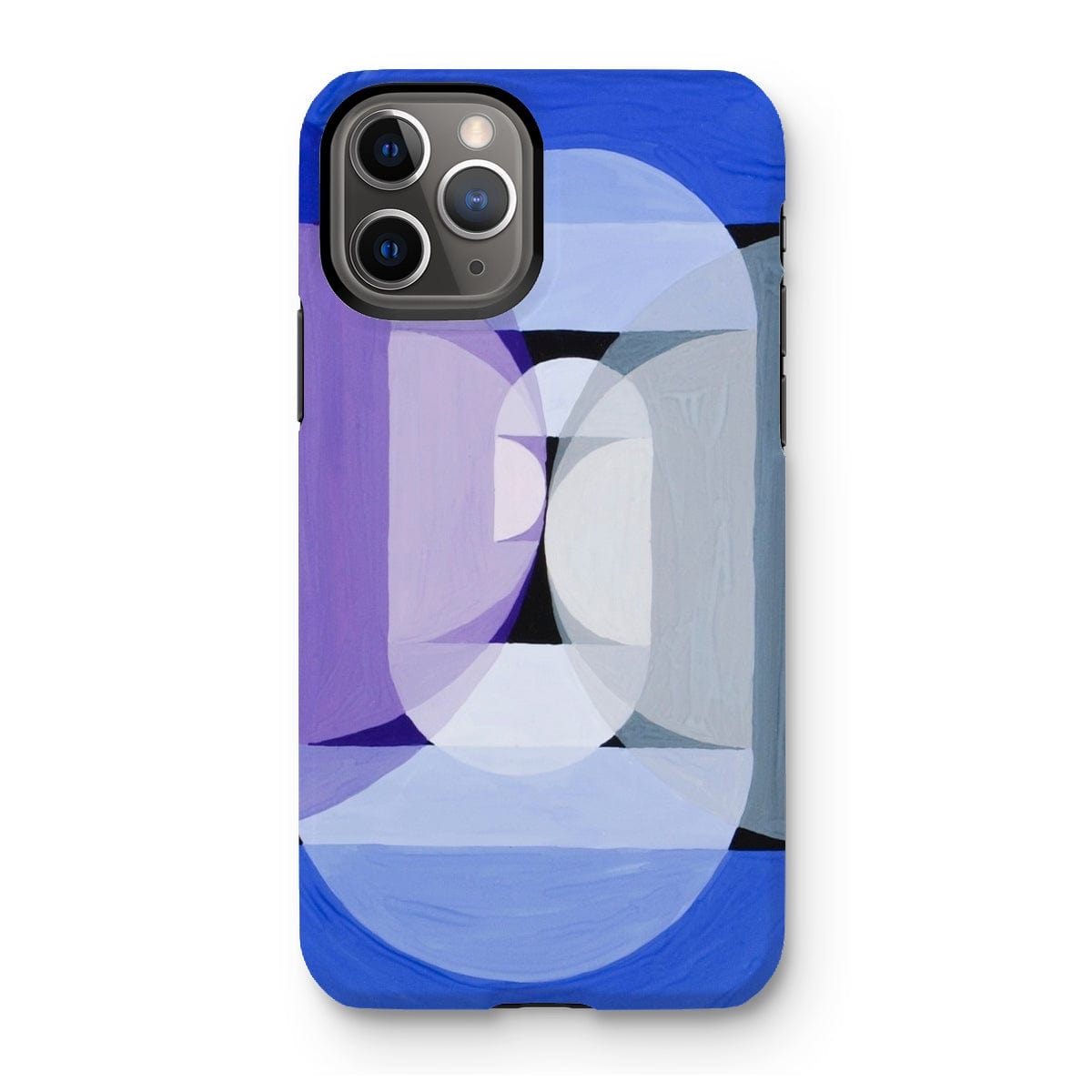 Casezest Mobile Phone Case for iPhone 11 Pro / Gloss Schillinger Blue Gray Violet Wheel Design