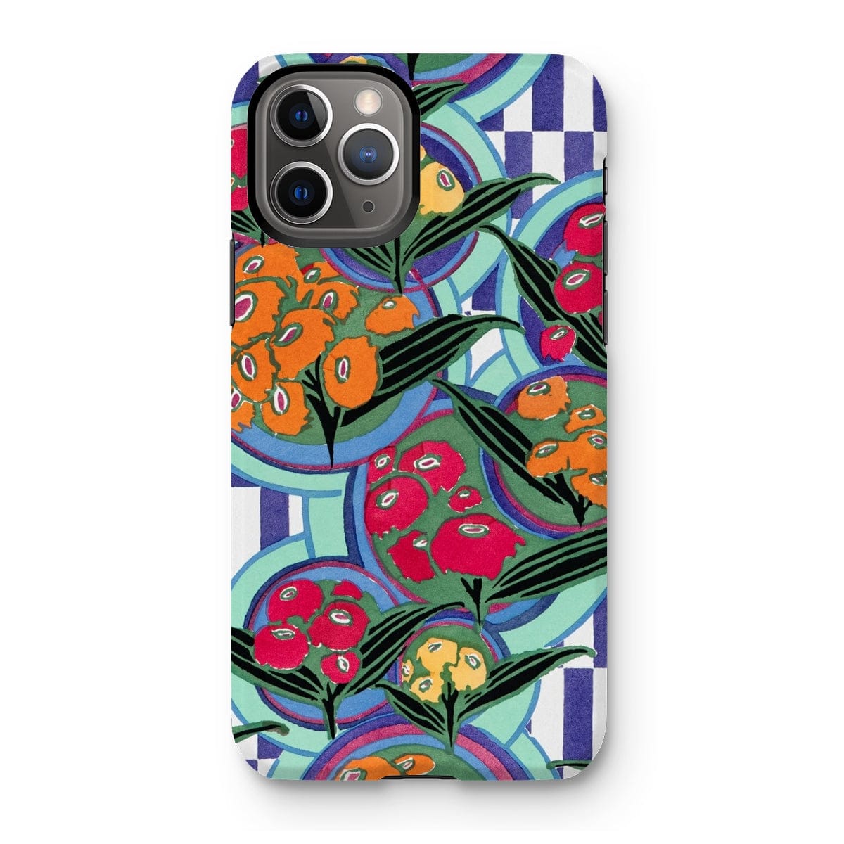 Casezest Mobile Phone Case for iPhone 11 Pro / Gloss Séguy Floral Plate Design