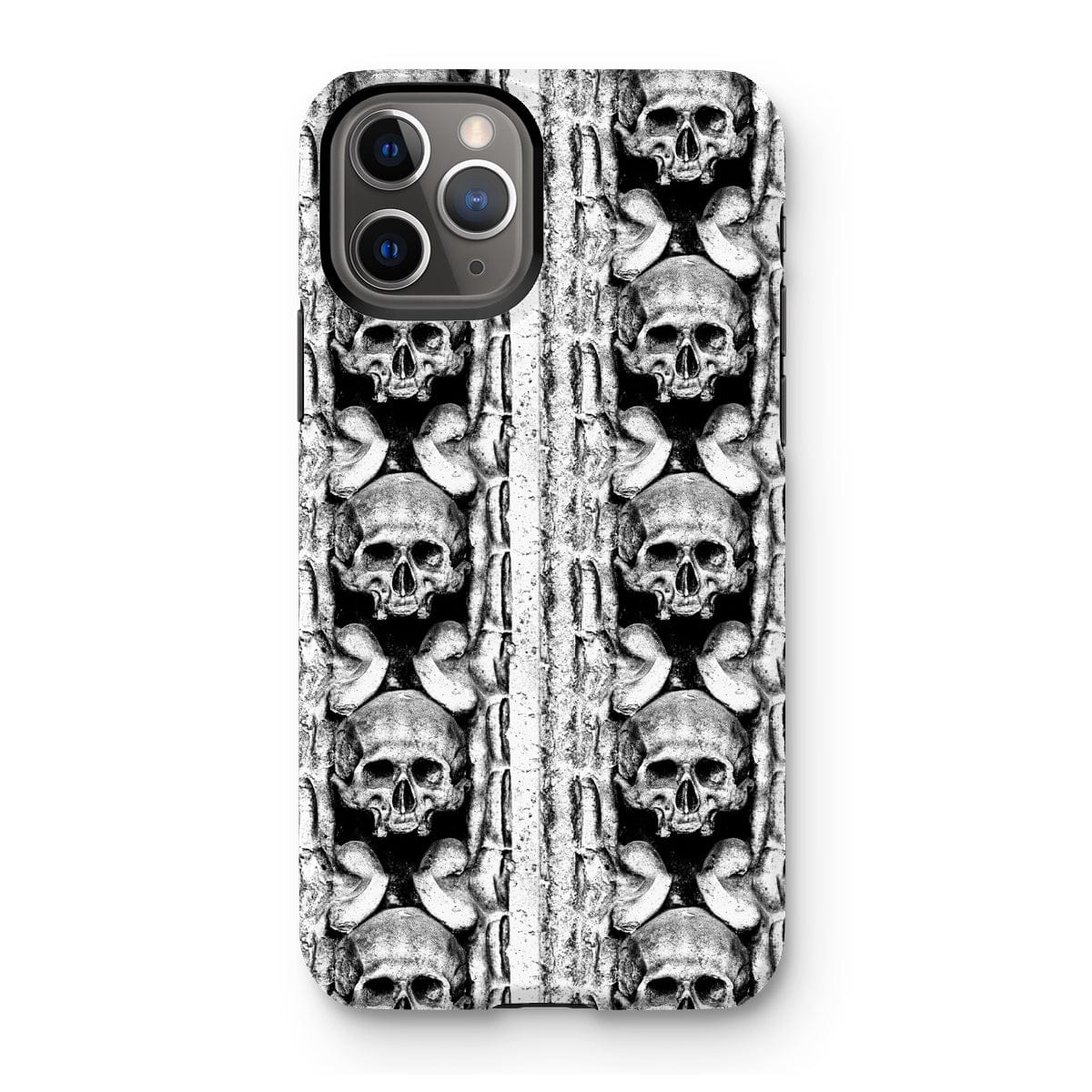 Casezest Mobile Phone Case for iPhone 11 Pro / Gloss Skull Row Design