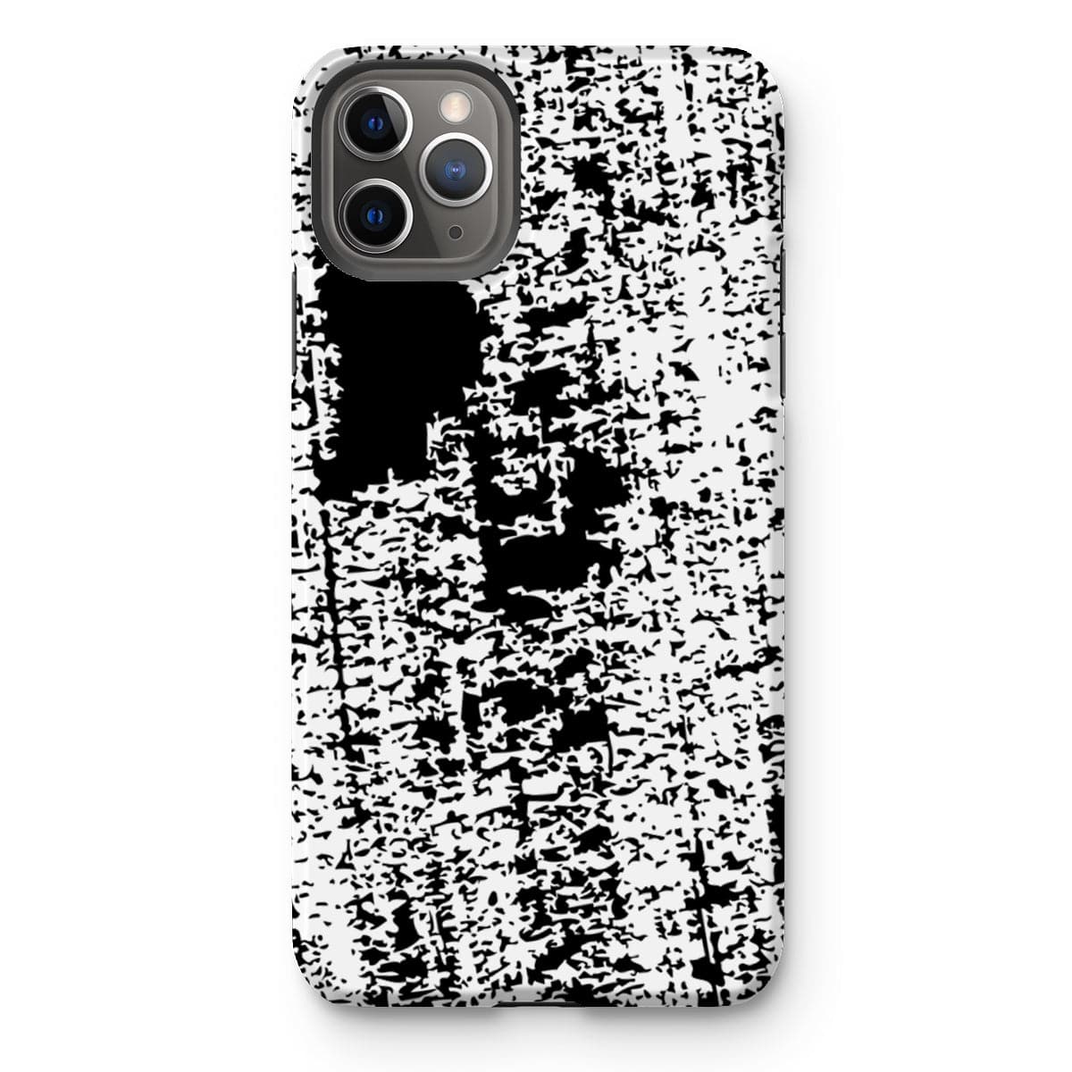 Casezest Mobile Phone Case for iPhone 11 Pro Max / Gloss Black Brushstroke Design