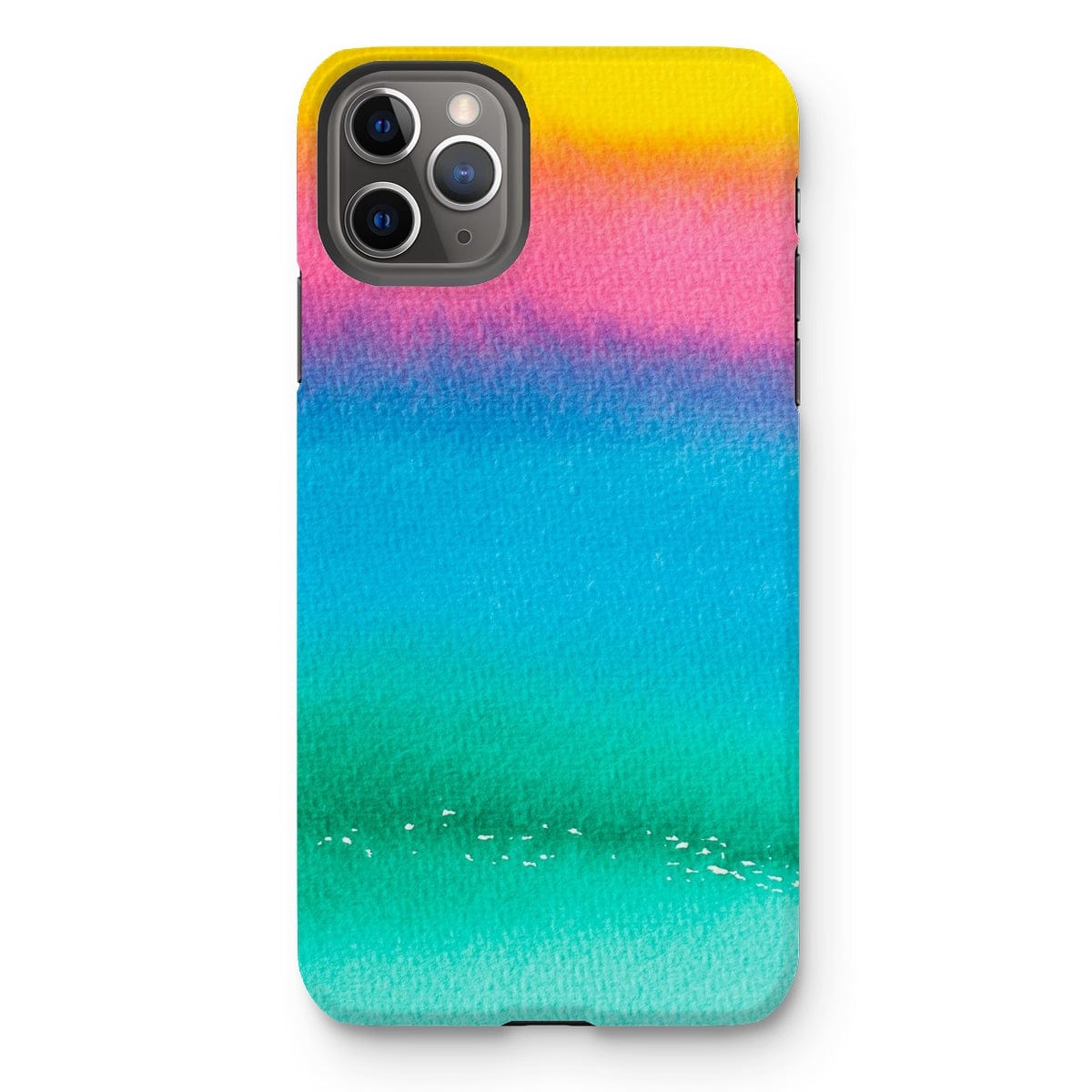 Casezest Mobile Phone Case for iPhone 11 Pro Max / Gloss Bright Watercolour Design