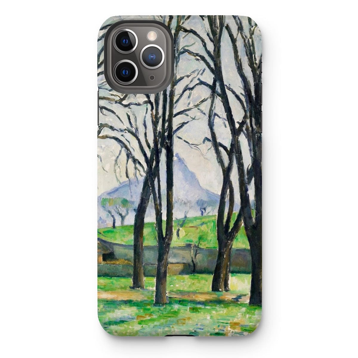 Casezest Mobile Phone Case for iPhone 11 Pro Max / Gloss Cézanne Chestnut Trees Design