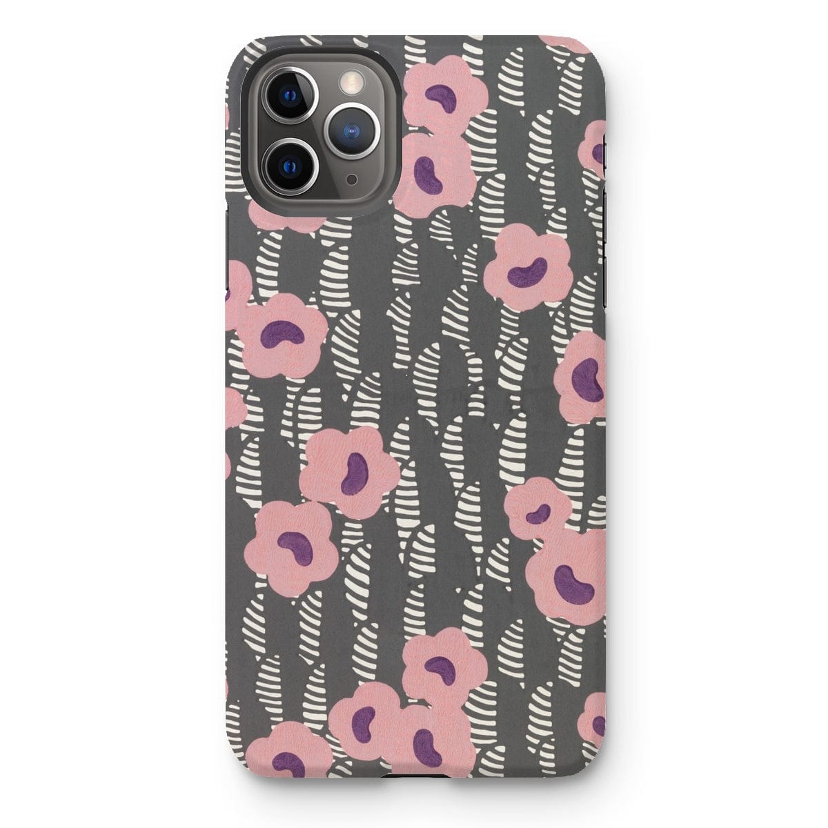 Casezest Mobile Phone Case for iPhone 11 Pro Max / Gloss Crevel Flower Sidewall Design