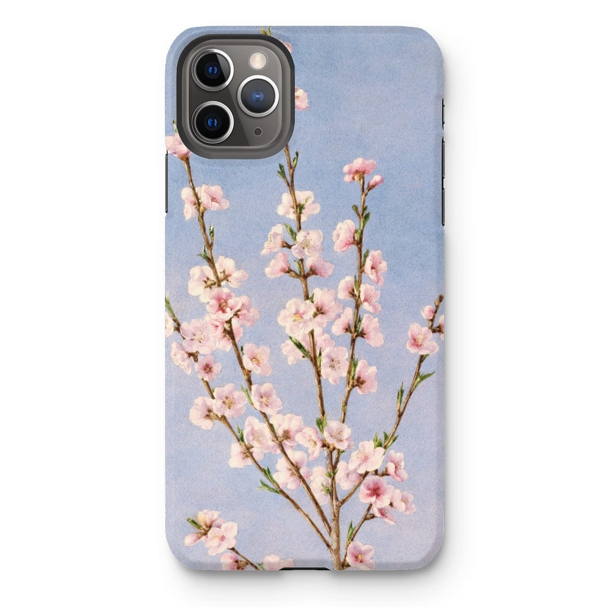 Casezest Mobile Phone Case for iPhone 11 Pro Max / Gloss Hill Peach Blossoms Design