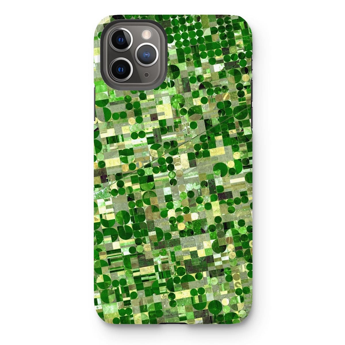 Casezest Mobile Phone Case for iPhone 11 Pro Max / Gloss Kansas Crop Circles Design