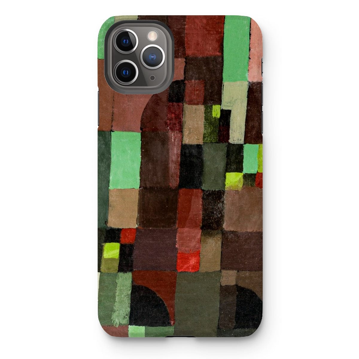 Casezest Mobile Phone Case for iPhone 11 Pro Max / Gloss Klee Red and Green Design