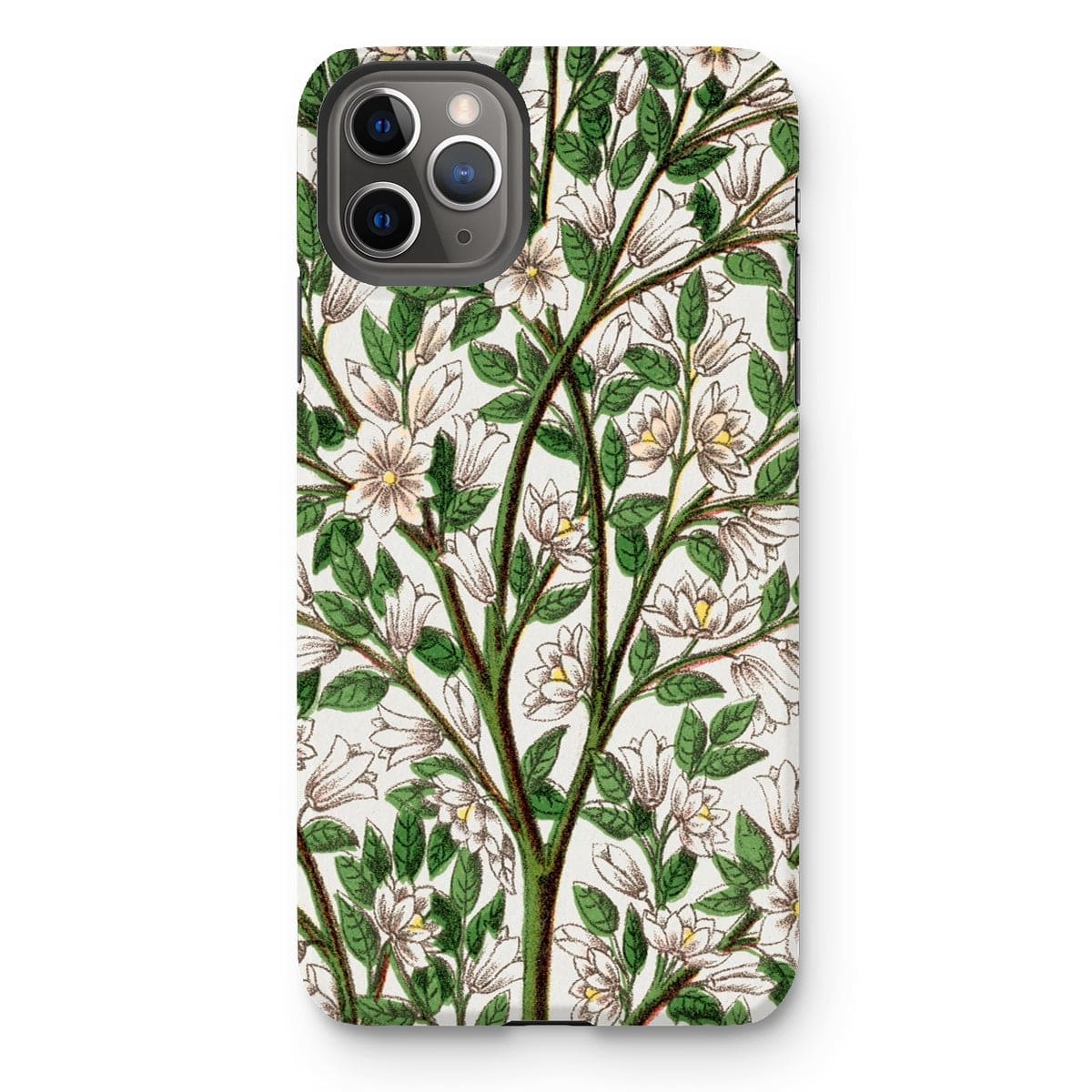 Casezest Mobile Phone Case for iPhone 11 Pro Max / Gloss Magnolia Lithograph Design