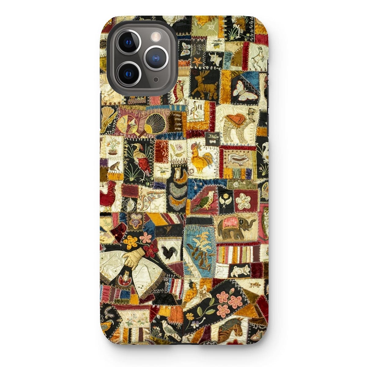 Casezest Mobile Phone Case for iPhone 11 Pro Max / Gloss Marvin Animal Quilt Design