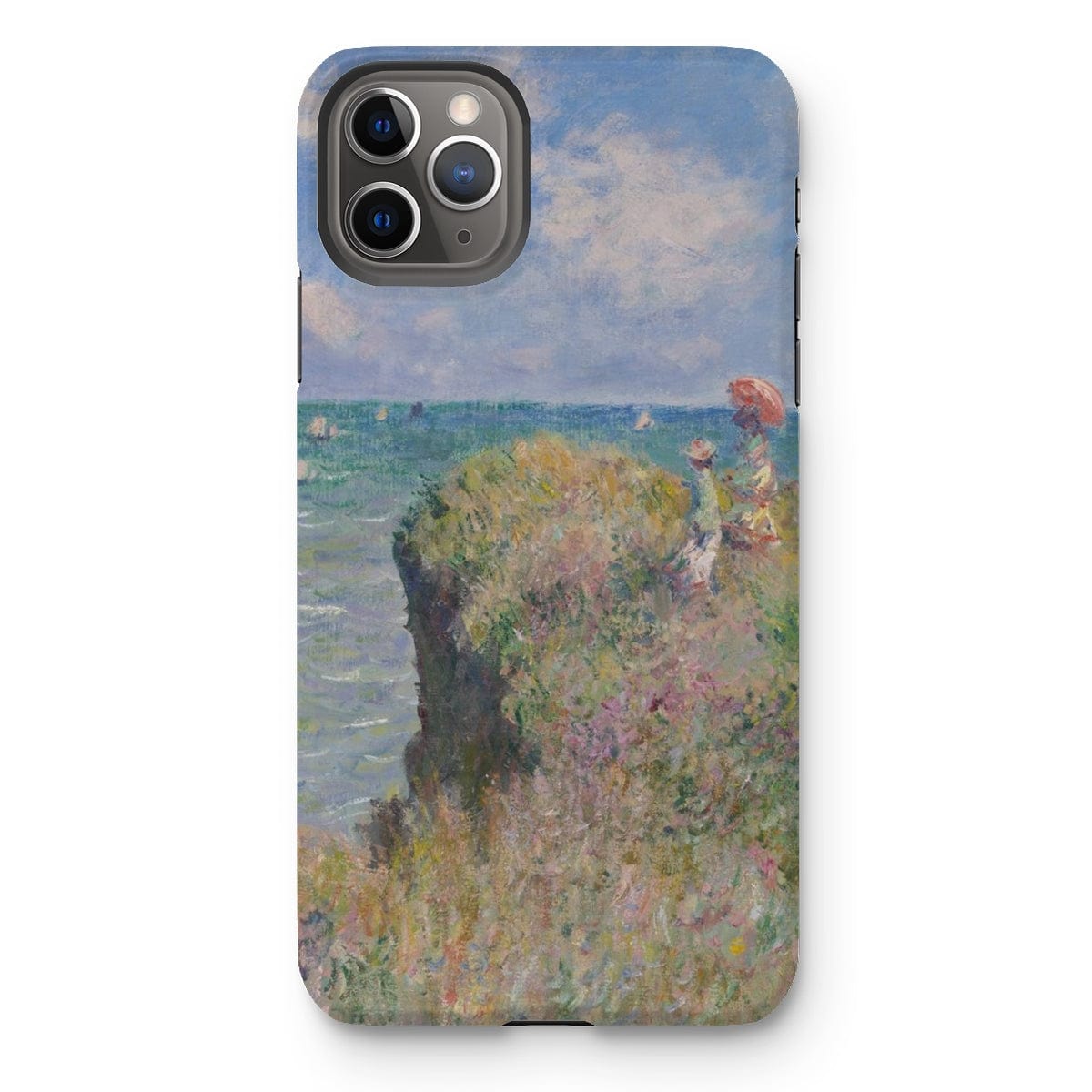 Casezest Mobile Phone Case for iPhone 11 Pro Max / Gloss Monet Cliff Walk at Pourville Design