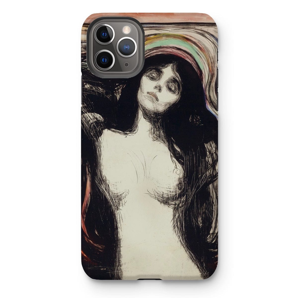 Casezest Mobile Phone Case for iPhone 11 Pro Max / Gloss Munch Madonna Design