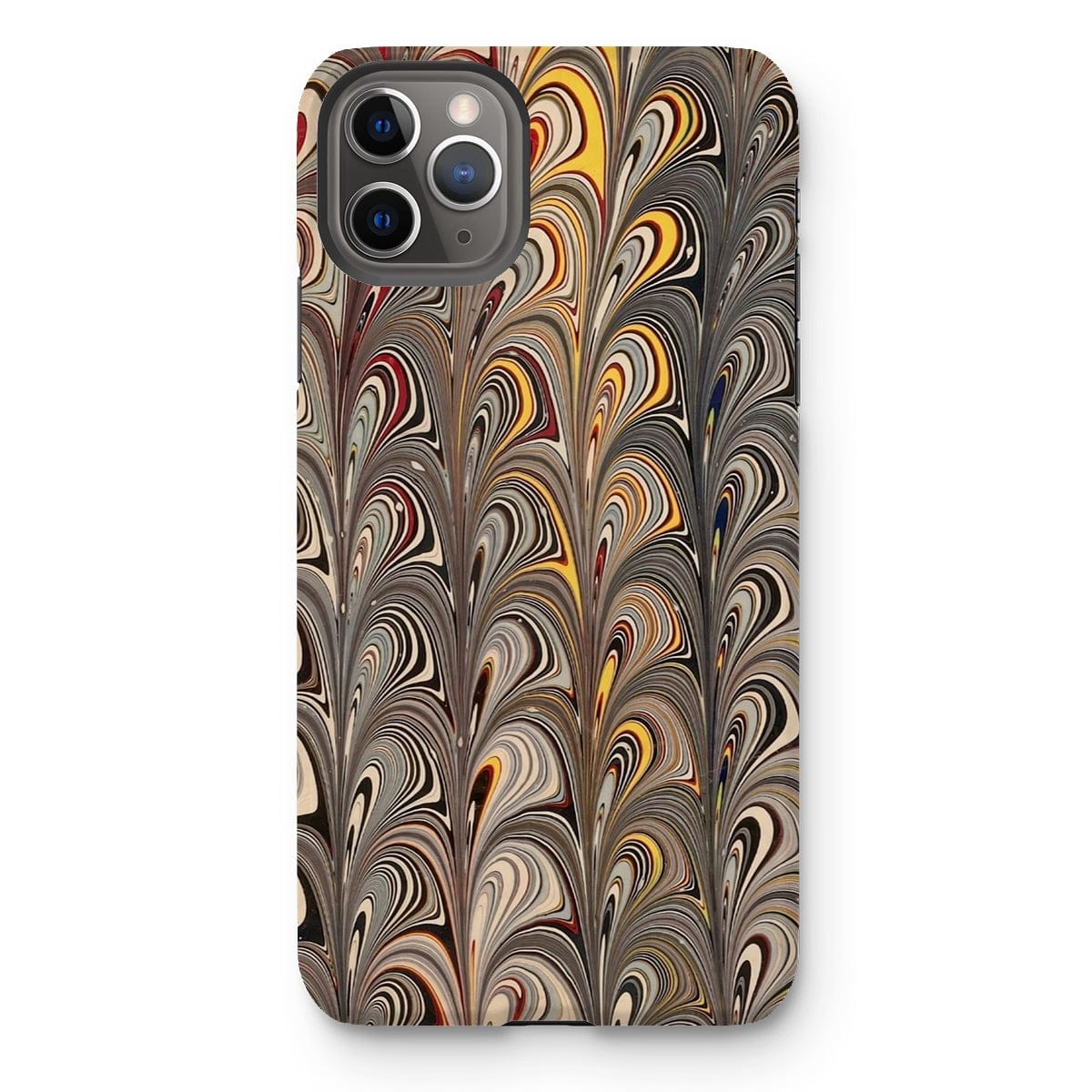 Casezest Mobile Phone Case for iPhone 11 Pro Max / Gloss Peacock Marble Design