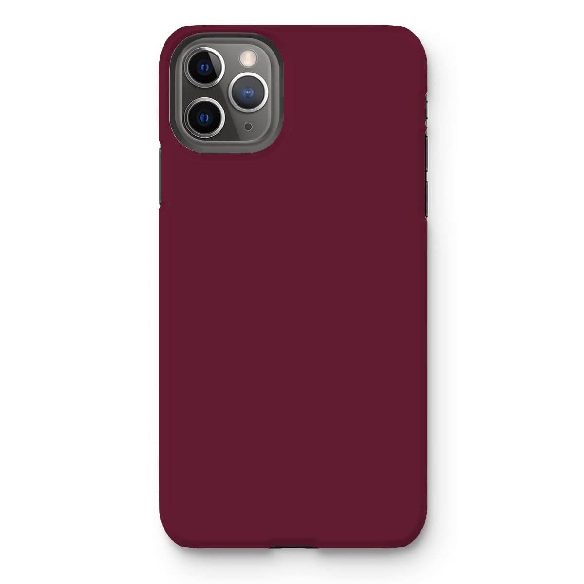 Casezest Mobile Phone Case for iPhone 11 Pro Max / Gloss Pure Dark Red Design