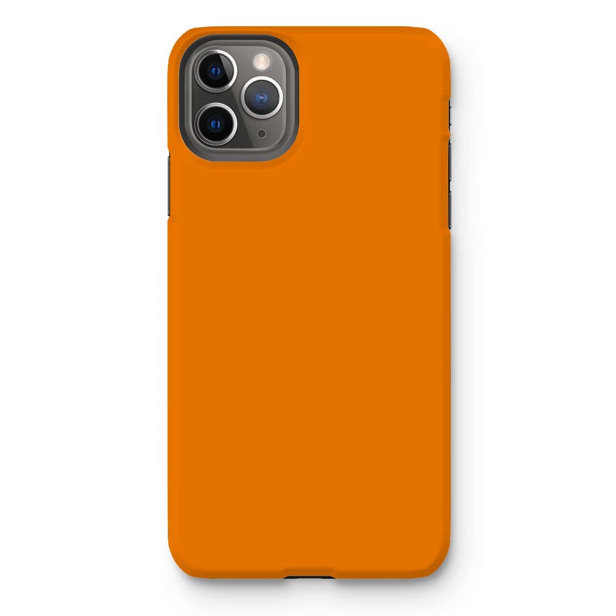 Casezest Mobile Phone Case for iPhone 11 Pro Max / Gloss Pure Orange Design