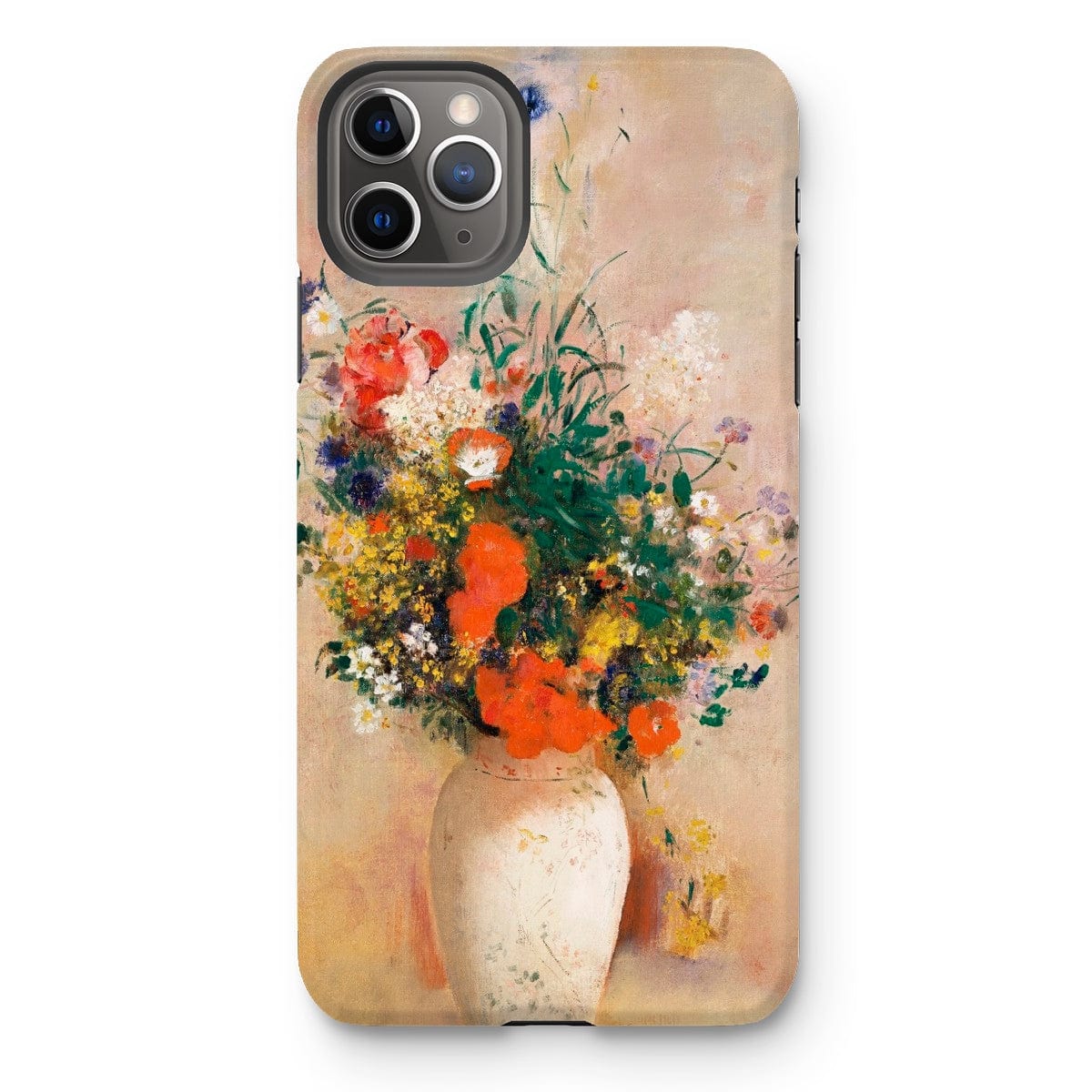 Casezest Mobile Phone Case for iPhone 11 Pro Max / Gloss Redon Vase of Flowers Design