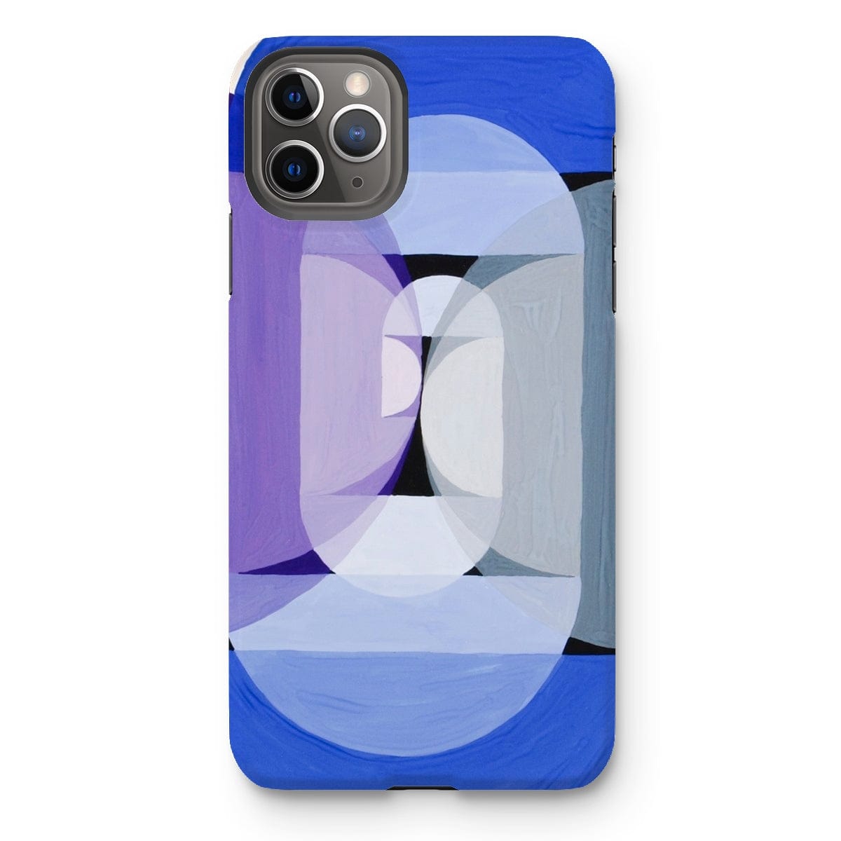 Casezest Mobile Phone Case for iPhone 11 Pro Max / Gloss Schillinger Blue Gray Violet Wheel Design