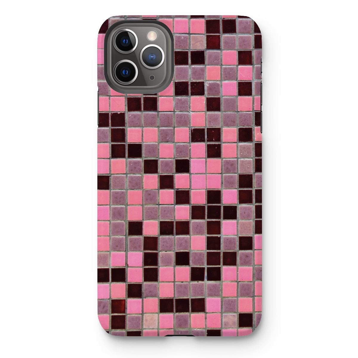 Casezest Mobile Phone Case for iPhone 11 Pro Max / Gloss Small Old Pink Tile Design