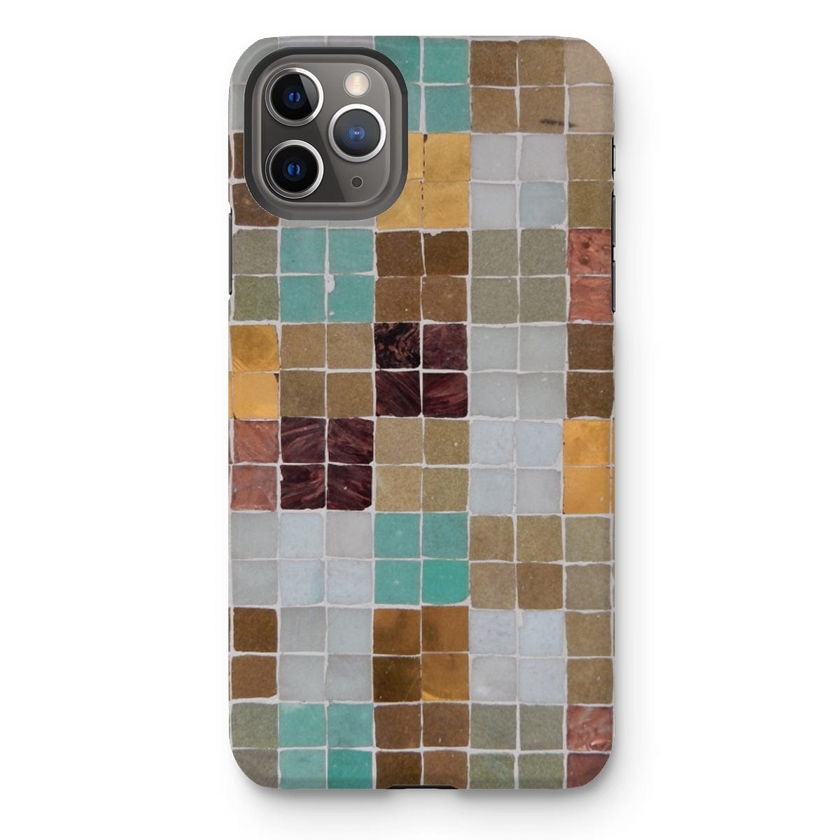 Casezest Mobile Phone Case for iPhone 11 Pro Max / Gloss Soft Mosaic Tile Design