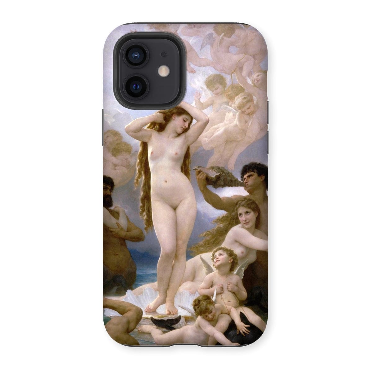 Casezest Mobile Phone Case for iPhone 12 / Gloss Bouguereau Birth of Venus Design