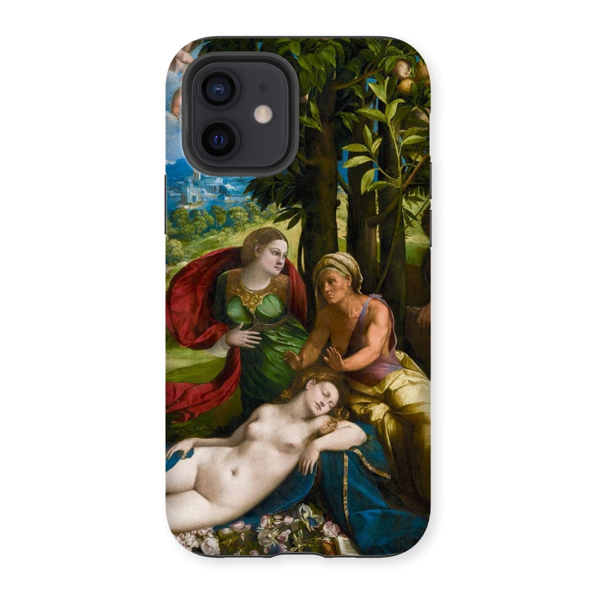 Casezest Mobile Phone Case for iPhone 12 / Gloss Dossi Mythological Design