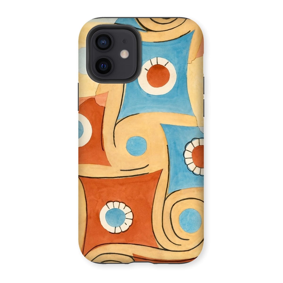 Casezest Mobile Phone Case for iPhone 12 / Gloss Egyptian Ceiling Design