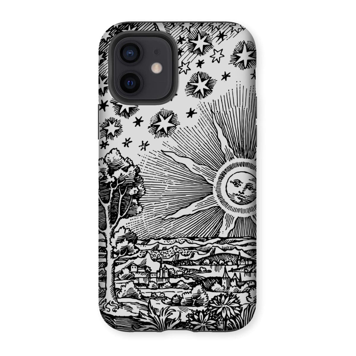 Casezest Mobile Phone Case for iPhone 12 / Gloss Flammarion Design