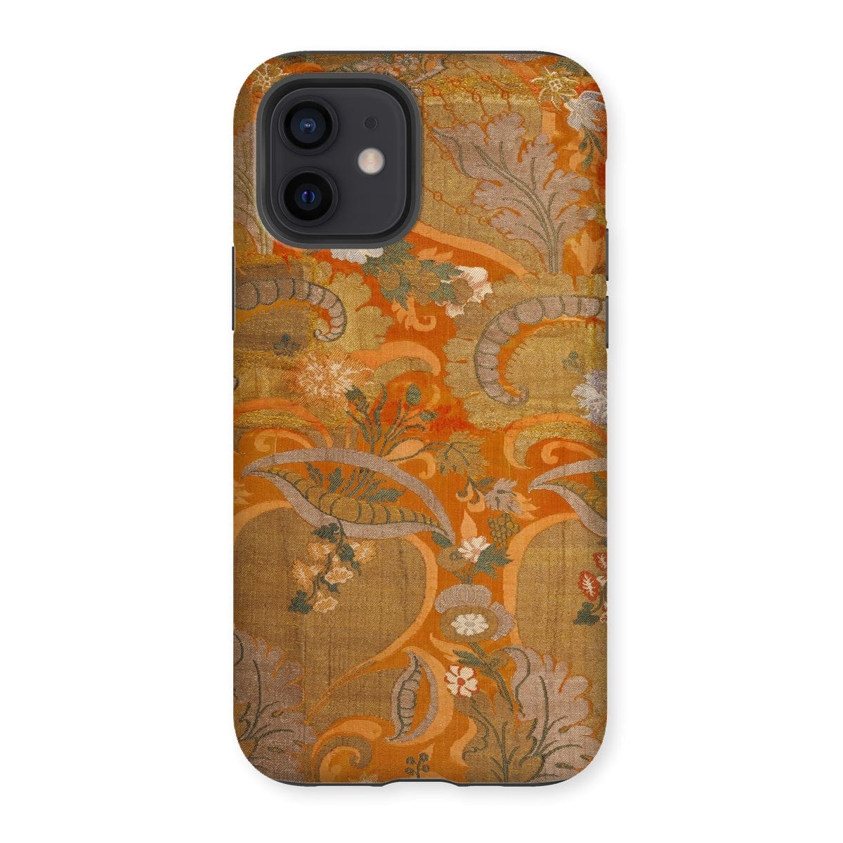 Casezest Mobile Phone Case for iPhone 12 / Gloss Golden Silk Design