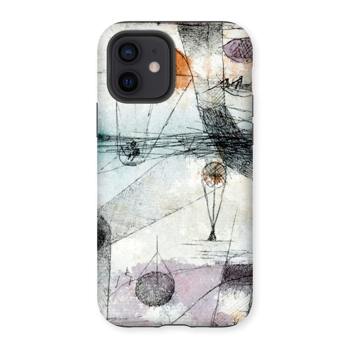 Casezest Mobile Phone Case for iPhone 12 / Gloss Klee Realm of Air Design