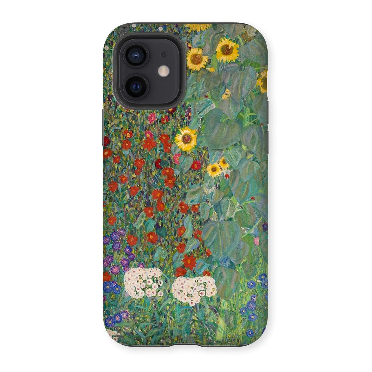 Casezest Mobile Phone Case for iPhone 12 / Gloss Klimt Farm Garden Design