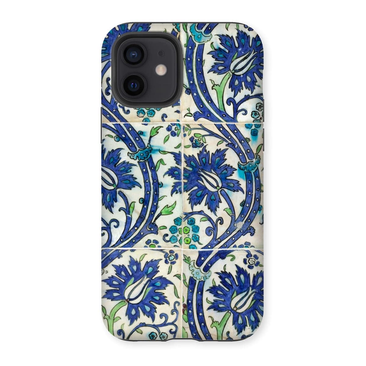 Casezest Mobile Phone Case for iPhone 12 / Gloss Old Vine Tile Design