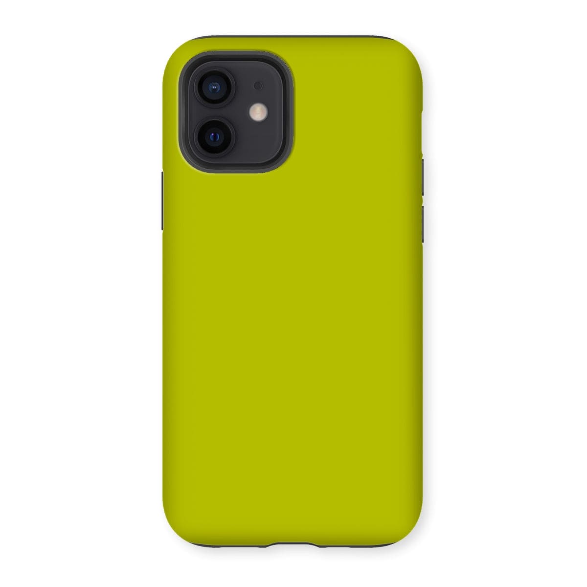 Casezest Mobile Phone Case for iPhone 12 / Gloss Pure Bright Green Design