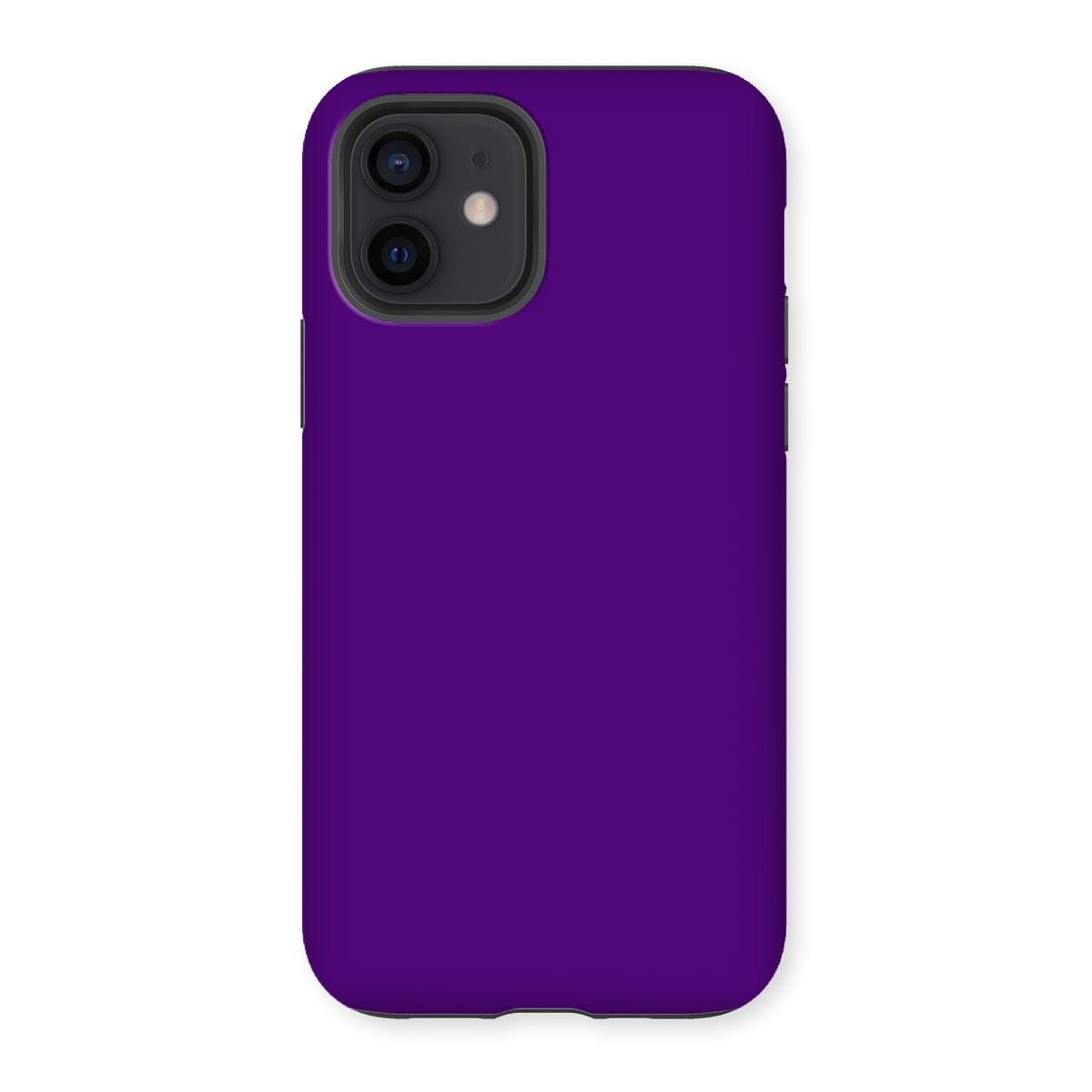 Casezest Mobile Phone Case for iPhone 12 / Gloss Pure Mid Purple Design