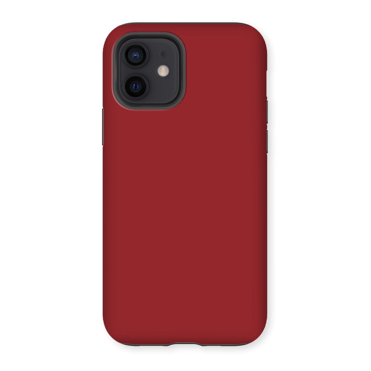 Casezest Mobile Phone Case for iPhone 12 / Gloss Pure Mid Red Design