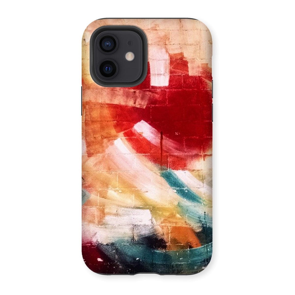 Casezest Mobile Phone Case for iPhone 12 / Gloss Santa Tecla Painted Wall Design