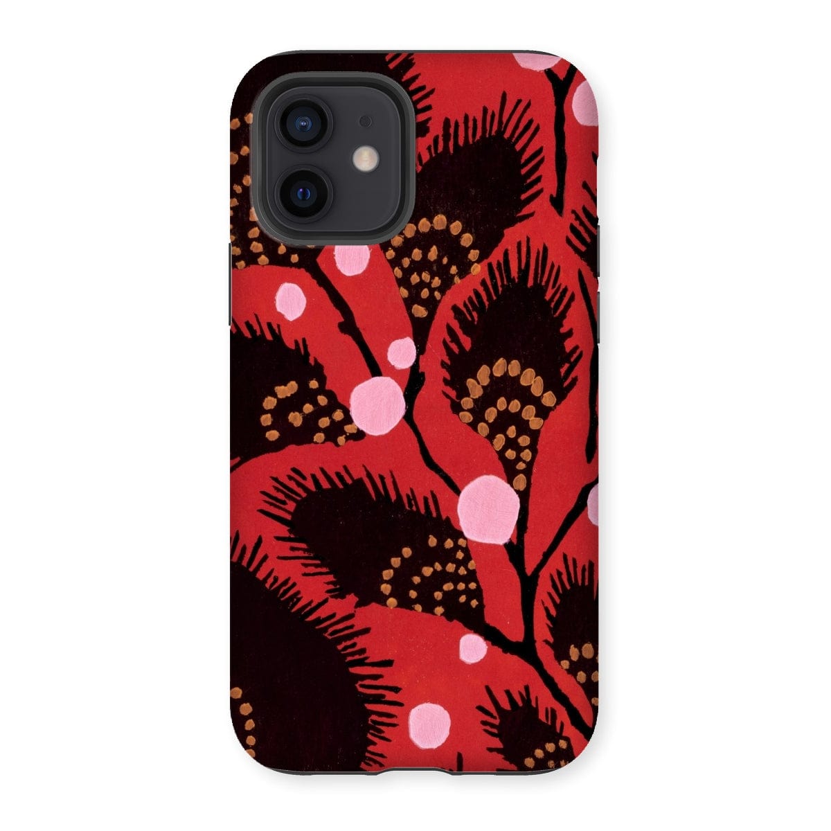 Casezest Mobile Phone Case for iPhone 12 / Gloss Séguy Art Deco Flower Design