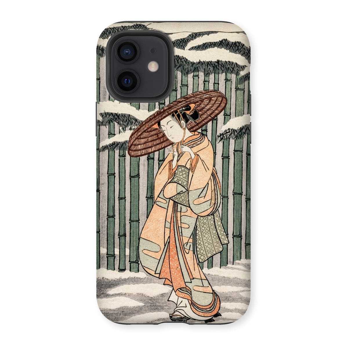 Casezest Mobile Phone Case for iPhone 12 / Gloss Suzuki Bamboo Grove Design