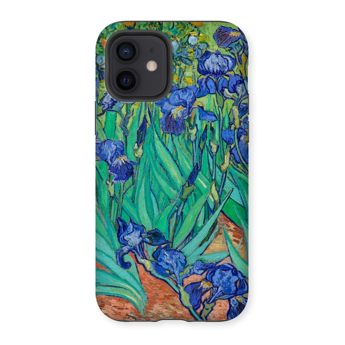 Casezest Mobile Phone Case for iPhone 12 / Gloss Van Gogh Irises Design