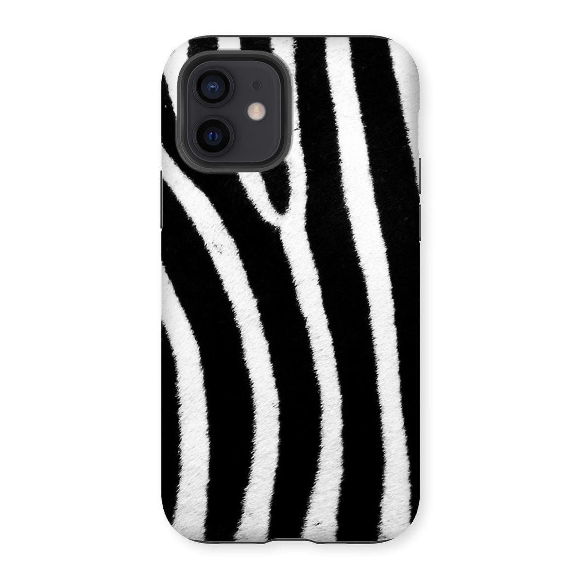 Casezest Mobile Phone Case for iPhone 12 / Gloss Zebra Design