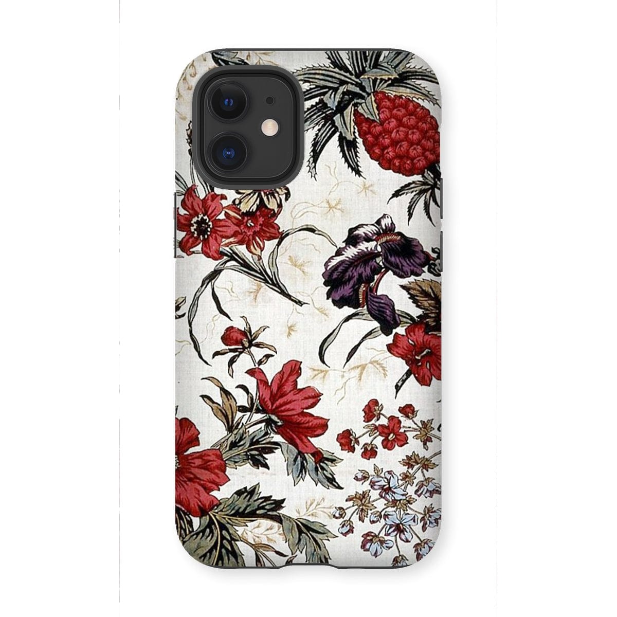 Casezest Mobile Phone Case for iPhone 12 Mini / Gloss Antique Floral Design